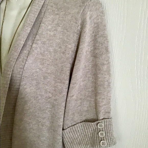 89th & Madison cardigan beige size L lots detail one button neutral colo… - Picture 5 of 8